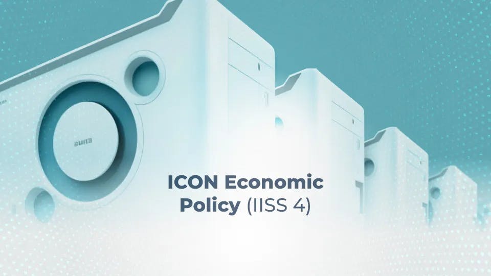Read more about ICON's New Economic Policy